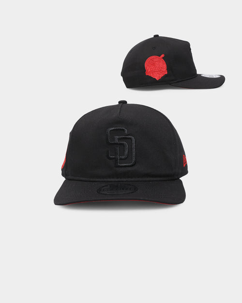 New Era San Diego Padres 'Red Carpet' Old Golfer Snapback Black/Red