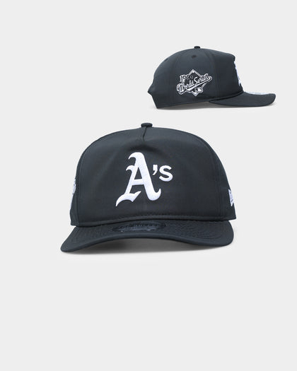 New Era Oakland Athletics 1989 'Black & White World Series' Prolight Old Golfer Snapback Black/White