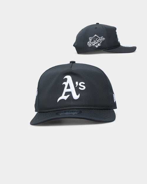 New Era Oakland Athletics 1989 'Black & White World Series' Prolight Old Golfer Snapback Black/White
