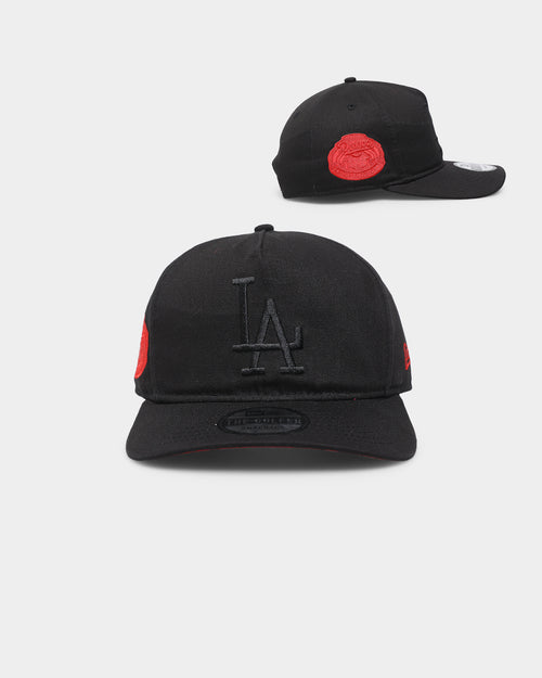 New Era Los Angeles Dodgers 'Red Carpet' Old Golfer Snapback Black/Red