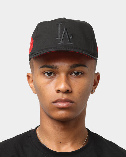 New Era Los Angeles Dodgers 'Red Carpet' Old Golfer Snapback Black/Red