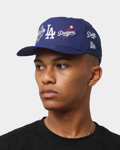 New Era Los Angeles Dodgers 'All Over Team Patches' Old Golfer Snapback Original Team Colours