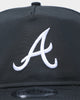 New Era Atlanta Braves 1995 'Black & White World Series' Prolight Old Golfer Snapback Black/White