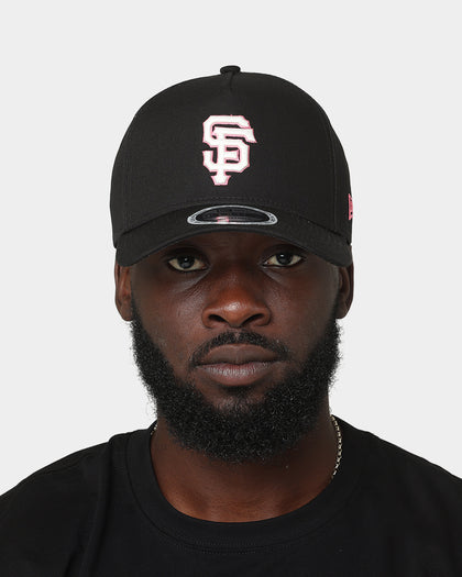 New Era San Francisco Giants Neon Pink 9FORTY A-Frame Snapback Black/Neon