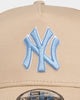 New Era New York Yankees 'Sandy Skies' 9FORTY A-Frame Snapback Tumbleweed/Sky