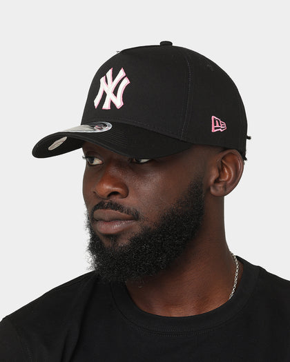 New Era New York Yankees Neon Pink 9FORTY A-Frame Snapback Black/Neon