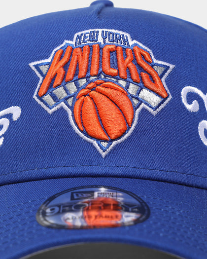 New Era New York Knicks 'City Nickname' 9FORTY A-Frame Snapback Original Team Colours