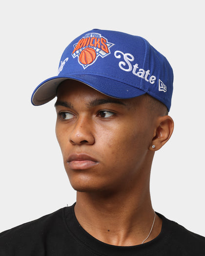 New Era New York Knicks 'City Nickname' 9FORTY A-Frame Snapback Original Team Colours