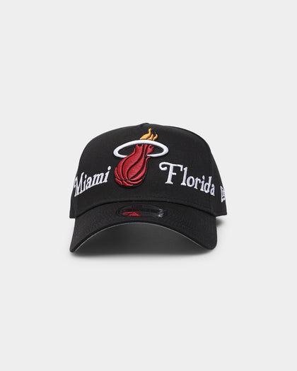 New Era Miami Heat 'City Nickname' 9FORTY A-Frame Snapback Original Team Colours