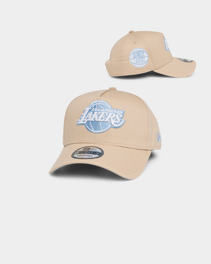New Era Los Angeles Lakers 'Sandy Skies' 9FORTY A-Frame Snapback Tumbleweed/Sky