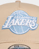 New Era Los Angeles Lakers 'Sandy Skies' 9FORTY A-Frame Snapback Tumbleweed/Sky