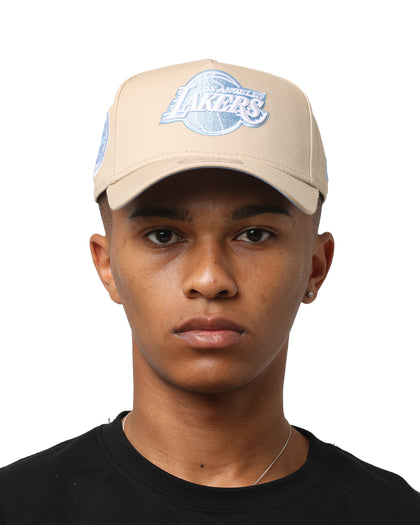New Era Los Angeles Lakers 'Sandy Skies' 9FORTY A-Frame Snapback Tumbleweed/Sky