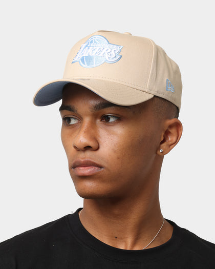 New Era Los Angeles Lakers 'Sandy Skies' 9FORTY A-Frame Snapback Tumbleweed/Sky