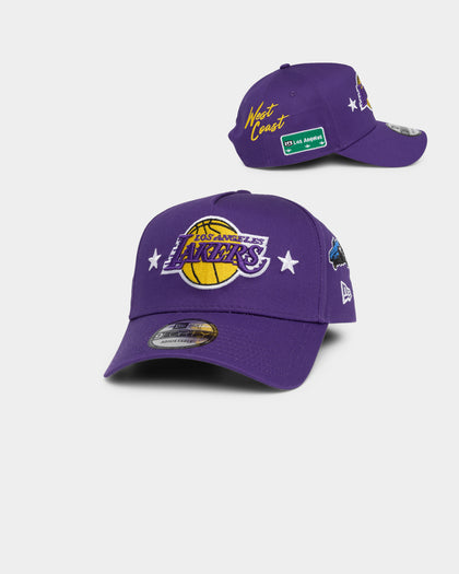 New Era Los Angeles Lakers 'City Transit' 9FORTY A-Frame Snapback Original Team Colours