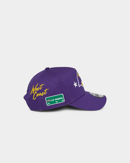 New Era Los Angeles Lakers 'City Transit' 9FORTY A-Frame Snapback Original Team Colours