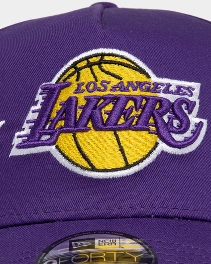 New Era Los Angeles Lakers 'City Transit' 9FORTY A-Frame Snapback Original Team Colours