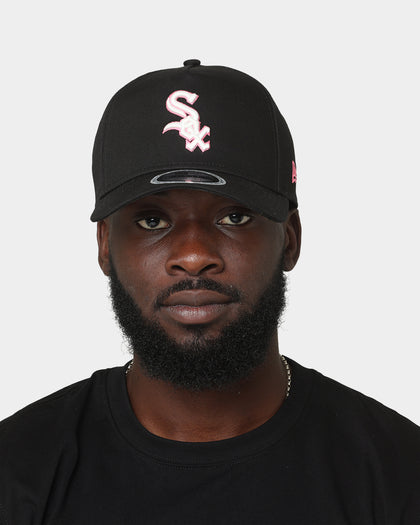 New Era Chicago White Sox Neon Pink 9FORTY A-Frame Snapback Black/Neon