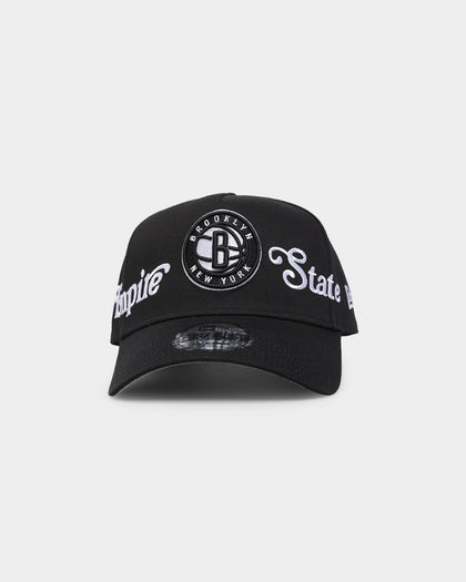 New Era Brooklyn Nets 'City Nickname' 9FORTY A-Frame Snapback Original Team Colours