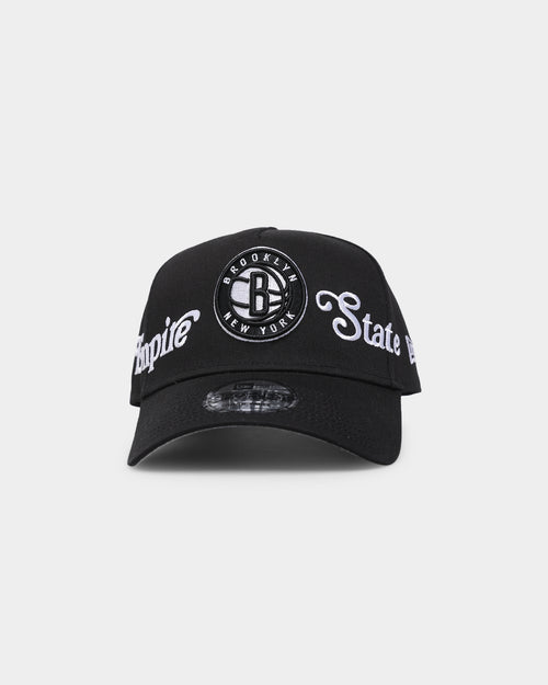 New Era Brooklyn Nets 'City Nickname' 9FORTY A-Frame Snapback Original Team Colours