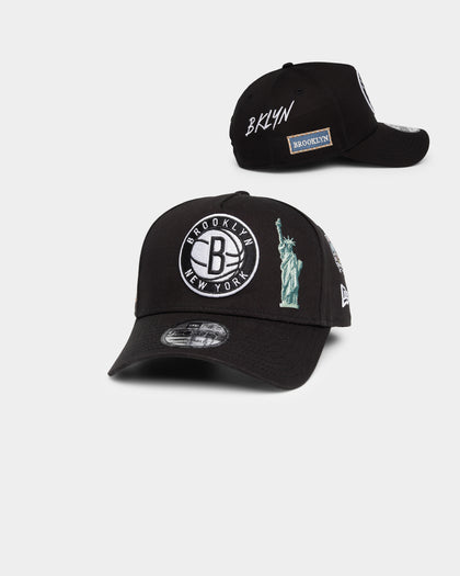 New Era Brooklyn Nets 'City Transit' 9FORTY A-Frame Snapback Original Team Colours