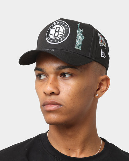 New Era Brooklyn Nets 'City Transit' 9FORTY A-Frame Snapback Original Team Colours