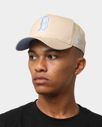 New Era Boston Red Sox 'Sandy Skies' 9FORTY A-Frame Snapback Tumbleweed/Sky