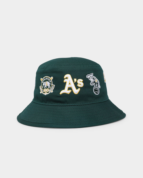 New Era Oakland Athletics 'All Over Team Patches' Bucket Hat Original Team Colours