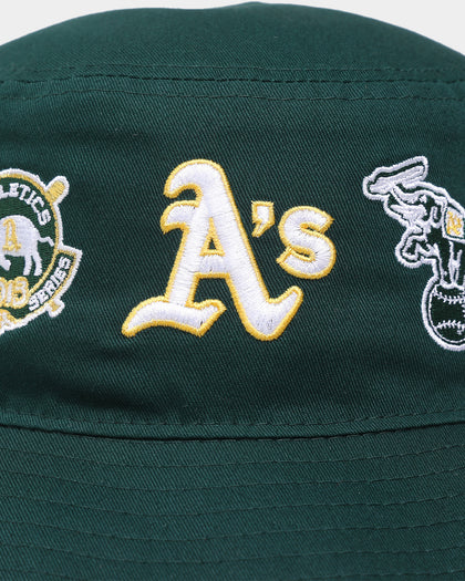 New Era Oakland Athletics 'All Over Team Patches' Bucket Hat Original Team Colours