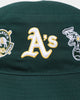 New Era Oakland Athletics 'All Over Team Patches' Bucket Hat Original Team Colours