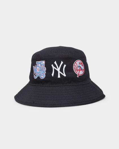 New Era New York Yankees 'All Over Team Patches' Bucket Hat Original Team Colours
