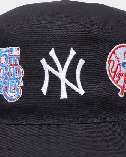 New Era New York Yankees 'All Over Team Patches' Bucket Hat Original Team Colours