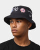 New Era New York Yankees 'All Over Team Patches' Bucket Hat Original Team Colours