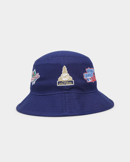 New Era Los Angeles Dodgers 'All Over Team Patches' Bucket Hat Original Team Colours