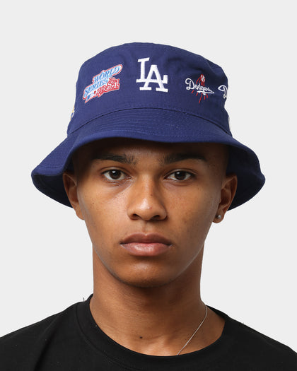 New Era Los Angeles Dodgers 'All Over Team Patches' Bucket Hat Original Team Colours