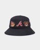 New Era Atlanta Braves 'All Over Team Patches' Bucket Hat Original Team Colours