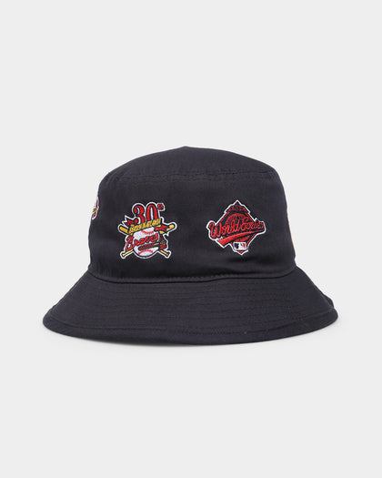 New Era Atlanta Braves 'All Over Team Patches' Bucket Hat Original Team Colours