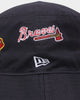 New Era Atlanta Braves 'All Over Team Patches' Bucket Hat Original Team Colours