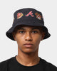 New Era Atlanta Braves 'All Over Team Patches' Bucket Hat Original Team Colours