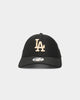 New Era Women's Los Angeles Dodgers 'Hexagon Script' 9FORTY Strapback Black/Gold