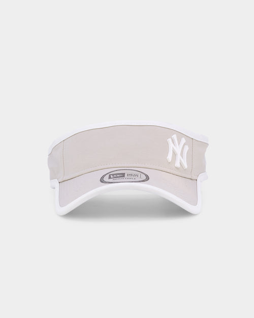 New Era New York Yankees 'Stone Rubber' Visor Stone/White
