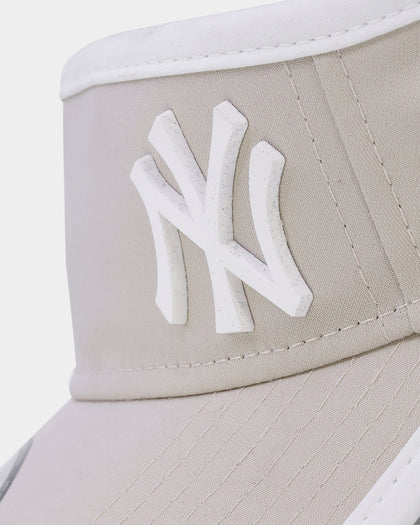 New Era New York Yankees 'Stone Rubber' Visor Stone/White