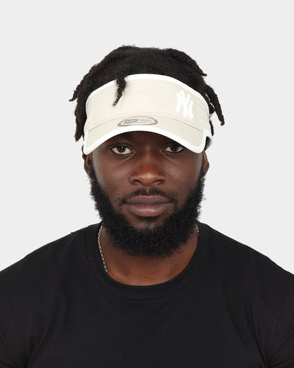 New Era New York Yankees 'Stone Rubber' Visor Stone/White