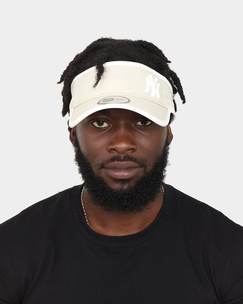 New Era New York Yankees 'Stone Rubber' Visor Stone/White