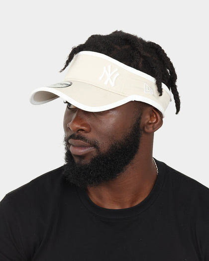 New Era New York Yankees 'Stone Rubber' Visor Stone/White