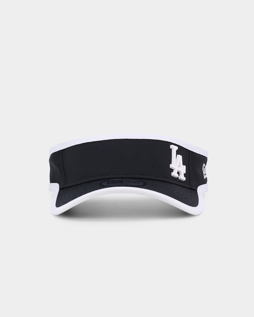 New Era Los Angeles Dodgers 'Stone Rubber' Visor Black/White