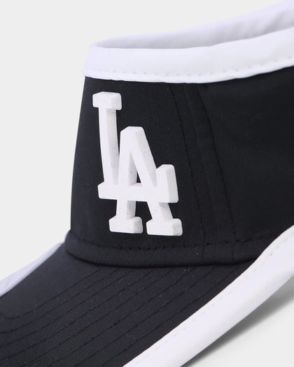 New Era Los Angeles Dodgers 'Stone Rubber' Visor Black/White