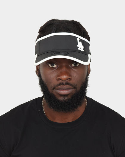 New Era Los Angeles Dodgers 'Stone Rubber' Visor Black/White
