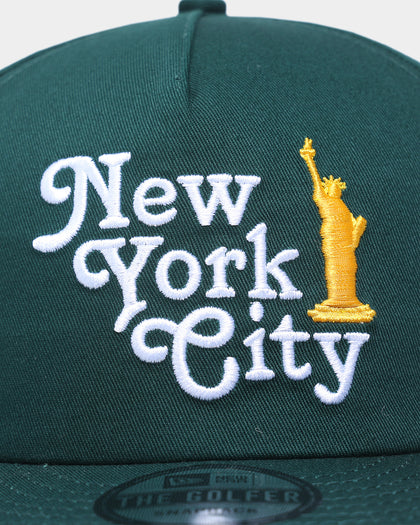 New Era New York Yankees "New York Souvenir" Old Golfer Snapback Dark Green