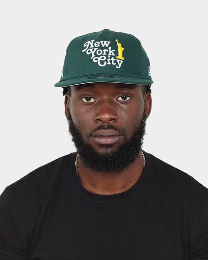 New Era New York Yankees "New York Souvenir" Old Golfer Snapback Dark Green