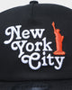 New Era New York Mets "New York Souvenir" Old Golfer Snapback Black/Orange
